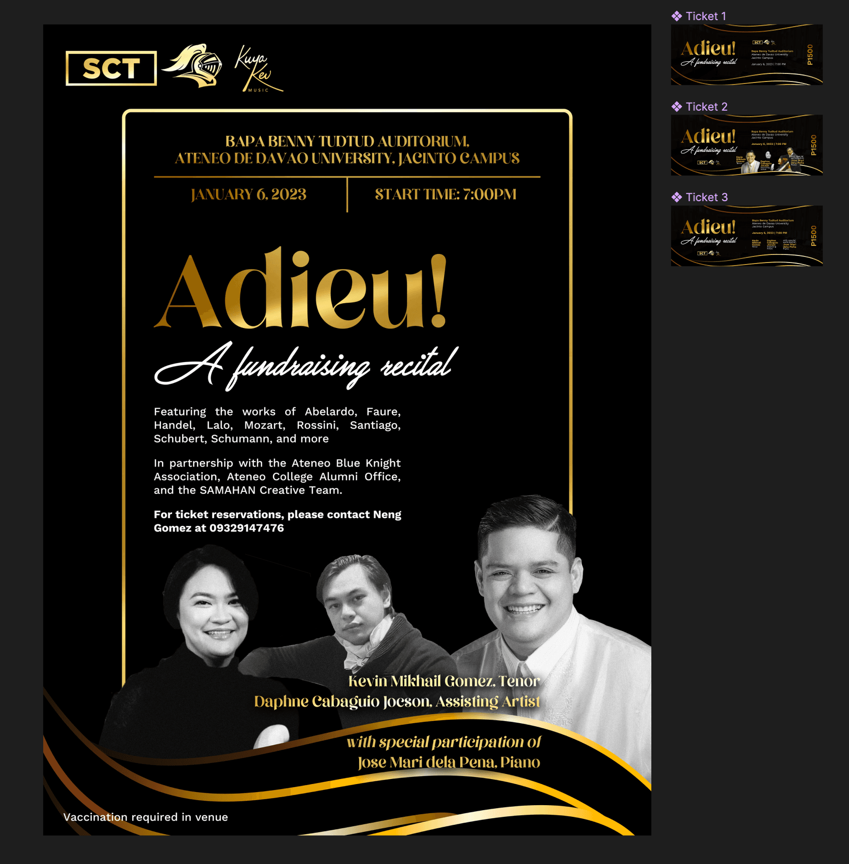 Graphic art for Adieu